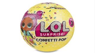 LOL Confetti POP ЛОЛ Сюрприз Серии 3 Конфетти Поп Куклы ЛОЛ в ШАРЕ