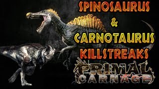 Primal Carnage: Get to the Chopper - Spinosaurus & Carnotaurus Kill Streak
