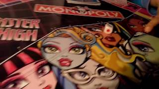 Обзор и игра в monopoly monster high
