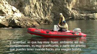 Underwater photo in free dive - Caza foto-sub