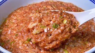 【小穎美食】餃子餡想要好吃有訣竅，教你餃子館不外傳的秘訣，鮮嫩多汁太香了
