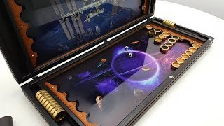 Нарды Космос  Backgammon Space с летающими космонавтами, астероидами и кометами купить в Москве.