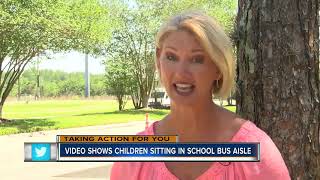 Westchase parents concerned over kids sitting on school bus floor