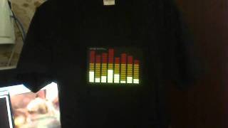 t-shirt equalizer led