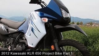 2012 Kawasaki KLR650 Project Bike Part 1 - MotoUSA