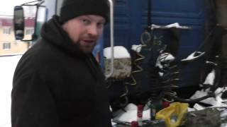 Volvo VNL 780. Ремонт. 12 Установка тормозного барабана