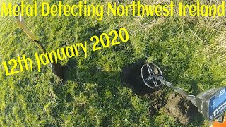 Metal detecting Northwest Ireland 12th January 2020