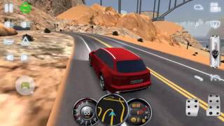 Driving School 2017 Audi rs6 AWD crash test and 200 km/h  drive in Canyon