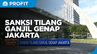Sanksi Tilang Ganjil Genap Jakarta