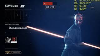 Star Wars Battlefront II Beta Test Gameplay NVIDIA GeForce GTX 1050 2GB