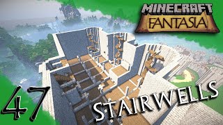Stairwells & Texture Pack Updates!! (Human Kingdom) | Minecraft Fantasia | Ep47