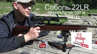 Соболь 22LR на 100 м