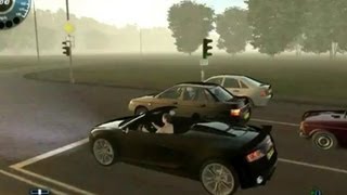 City Car Driving Audi R8 GT Spider Drive in Morning Fog HD