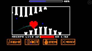 Undertale Sans Fight - Geometry Dash