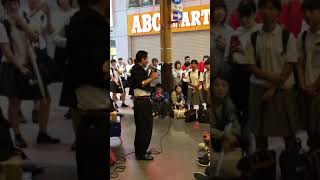 ぱんちゆたか(あなたに贈る歌)長崎路上ライブ浜の町アーケード