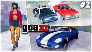 ДЕВОЧКИ, ОГРАБЛЕНИЯ И ГОНКИ НА СПОРТКАРАХ! - ПРОХОЖДЕНИЕ GTA 3 #2
