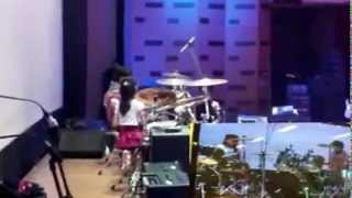 Duet Drum Kids : Kalonica (8 yo Girl - Bandung) & Reyhan (10 yo Boy - Jakarta)