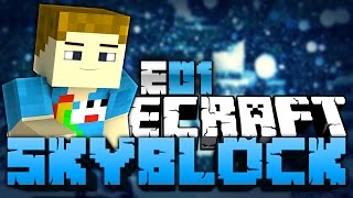 Minecraft: SKY BLOCK ICE - #01 "I FELL OFF?!"