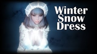 Skyrim: Winter Snow Dress HDT