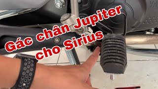 Gác chân Jupiter Mx cho Sirius | SC Vlogs