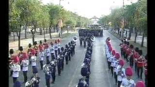 2DEC08 THAILAND ;2of11; Royal Thai King's Guard Marching 2008 ; สวนสนาม
