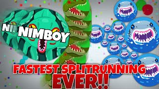 Agar.io ★ FASTEST SPLIT RUNNING EVER!?! ★ [MUST WATCH] How is this possible? Agario hacked?