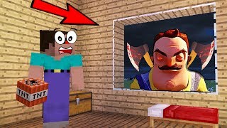 НУБ НЕВИДИМКА ТРОЛЛИТ ЗЛОГО СОСЕДА В МАЙНКРАФТЕ! NOOB ПРОТИВ СОСЕДА / НУБИК MINECRAFT
