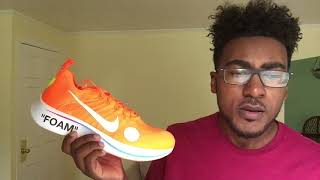 OFF-WHITE X NIKE ZOOM MERCURIAL FLYKNIT REVIEW/THOUGHTS