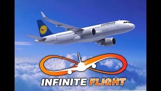 Взлет самолёта Boeing 757  в игре Infinity flight simulator /