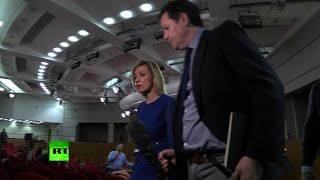 Zajárova a los reporteros de CNN: "Dejen de difundir mentiras y noticias falsas"