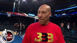 LaVar Ball talks about Lakers' and Knicks' 'beautiful game to watch' in Madison Square Garden | ESPN