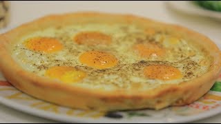 بيتزا بالبيض | نجلاء الشرشابي
