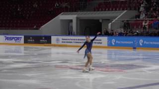 Первенство России среди юниоров 2017 Дeвушки Короткая программа Анастасия ТАРАКАНОВА МОС