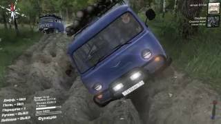SpinTires 03.03.16-Uaz-2206-SV.MP-v.3 ДОРАБОТКА!!! Карта-Level-reis_1,Test-2(Мультиплеер)