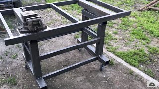 Верстак в гараж. Сварочный стол