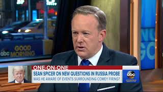 Sean Spicer reacts to details in Trump tell-all