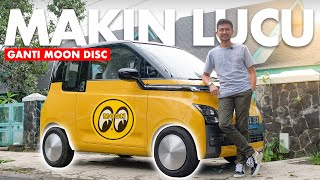 LUCU‼️ MODIF PAKE MOONEYES DISC DI WULING AIR EV