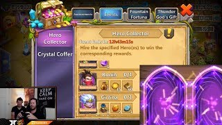 JT's Main 150,000 Gems FAST Rolling Hero Collector Castle Clash