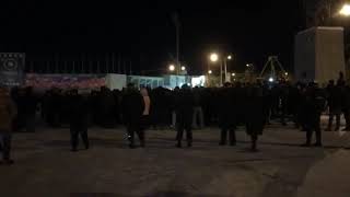 Митинг против мигрантов в Якутске 17 марта 2019 года