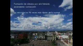 Convección atmosférica: cúmulos y cumulonimbos