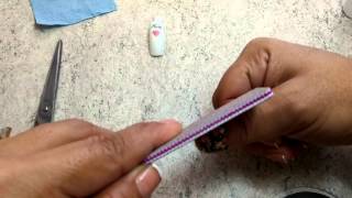 Aplicación de Papel de Seda en uñas