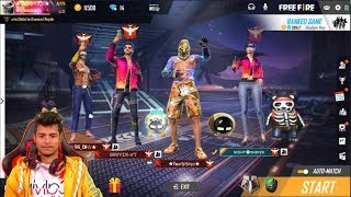 FREEFIRE LIVE  AO VIVO - Level UP 72 II RUSH RANK GAME PLAY, CUSTOM ROOMS & GIVEAWAY