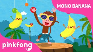 Mono Pícaro y Banana | Animales | Pinkfong Canciones Infantiles