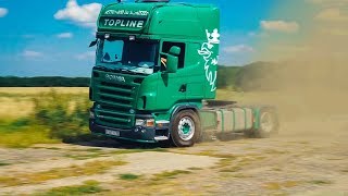 ВОТ ЧТО МОЖЕТ МОЩНАЯ SCANIA против TOYOTA PRADO 150 ! РЕДКАЯ SCANIA TOPLINE 600 сил!