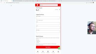 Menampilkan seluruh data record donasi dan penjumlahan total keseluruhan item-item donasi