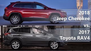 2018 Jeep Cherokee vs 2017 Toyota RAV4 (technical comparison)