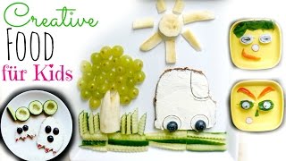 Kinder Food Art leicht gemacht | 5 Simple Creative Food Ideen | #meinetop5