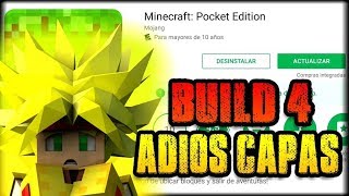 SALIO NUEVA ACTUALIZACIÓN DE MINECRAFT PE 1.2 - BUILD 4 - ADIOS CAPAS PERSONALIZADAS? - LICENCIA