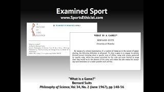 Examined Sport: What is a Game?