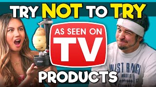 Teens React To Try Not To Try Challenge - As Seen On TV Products